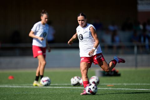 Schweiz: AXA Women's Super League 2026/2027, FC Aarau Frauen vs GC Frauenfussball - Sportanlage Schachen, Aarau: Vanesa Hoti (8 FC Aarau)