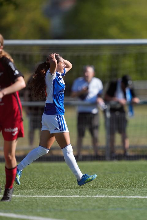 Schweiz: AXA Women's Super League 2026/2027, FC Aarau Frauen vs GC Frauenfussball - Sportanlage Schachen, Aarau: Ilaria Nerea Maddaloni (33 Grasshoppers) nach einer grossen MÃ¶glichkeit