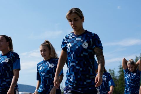 Crans-Montana, Switzerland - July 25: Andonova Natasha (7 SFCCF) during the AXA Women's Super League match between Servette FC Chenois Feminin and FC Sion Feminin at Stade du Christ-Roi on July 25, 2026 in Crans-Montana, Switzerland.