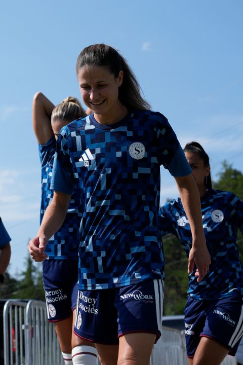 Crans-Montana, Switzerland - July 25: Carage Noemie (28 SFCCF) during the AXA Women's Super League match between Servette FC Chenois Feminin and FC Sion Feminin at Stade du Christ-Roi on July 25, 2026 in Crans-Montana, Switzerland.