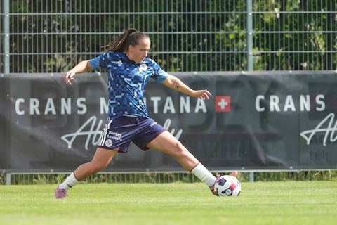 Crans-Montana, Switzerland - July 25: Magdalena Izabela Sobal (11 SFCCF) during the AXA Women's Super League match between Servette FC Chenois Feminin and FC Sion Feminin at Stade du Christ-Roi on July 25, 2026 in Crans-Montana, Switzerland.