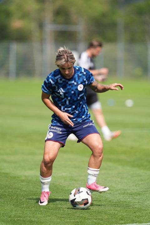 Crans-Montana, Switzerland - July 25: Andonova Natasha (7 SFCCF) during the AXA Women's Super League match between Servette FC Chenois Feminin and FC Sion Feminin at Stade du Christ-Roi on July 25, 2026 in Crans-Montana, Switzerland.