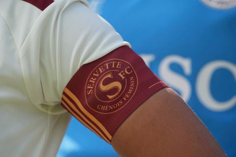 Crans-Montana, Switzerland - July 25: Daina Bourma (3 SFCCF) during the AXA Women's Super League match between Servette FC Chenois Feminin and FC Sion Feminin at Stade du Christ-Roi on July 25, 2026 in Crans-Montana, Switzerland.