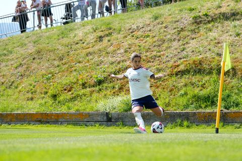 Crans-Montana, Switzerland - July 25: Andonova Natasha (7 SFCCF) during the AXA Women's Super League match between Servette FC Chenois Feminin and FC Sion Feminin at Stade du Christ-Roi on July 25, 2026 in Crans-Montana, Switzerland.