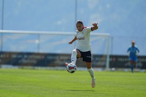 Crans-Montana, Switzerland - July 25: Terchoun Meriame (25 SFCCF) during the AXA Women's Super League match between Servette FC Chenois Feminin and FC Sion Feminin at Stade du Christ-Roi on July 25, 2026 in Crans-Montana, Switzerland.