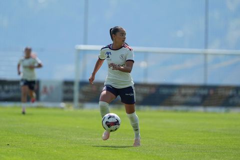 Crans-Montana, Switzerland - July 25: Terchoun Meriame (25 SFCCF) during the AXA Women's Super League match between Servette FC Chenois Feminin and FC Sion Feminin at Stade du Christ-Roi on July 25, 2026 in Crans-Montana, Switzerland.