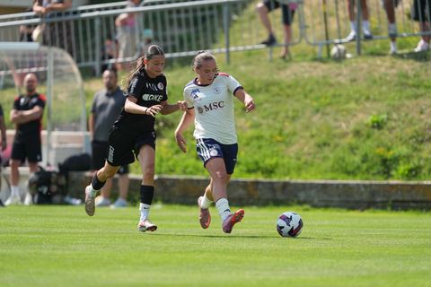 Crans-Montana, Switzerland - July 25: Magdalena Izabela Sobal (11 SFCCF) during the AXA Women's Super League match between Servette FC Chenois Feminin and FC Sion Feminin at Stade du Christ-Roi on July 25, 2026 in Crans-Montana, Switzerland.