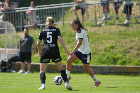 Crans-Montana, Switzerland - July 25: Magdalena Izabela Sobal (11 SFCCF) during the AXA Women's Super League match between Servette FC Chenois Feminin and FC Sion Feminin at Stade du Christ-Roi on July 25, 2026 in Crans-Montana, Switzerland.
