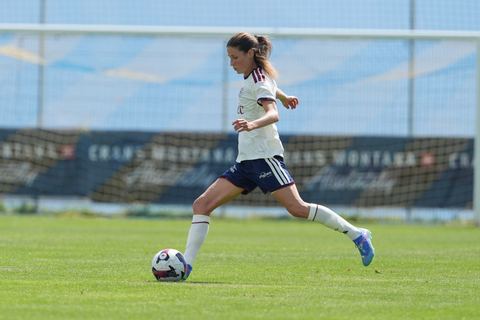 Crans-Montana, Switzerland - July 25: Carage Noemie (28 SFCCF) during the AXA Women's Super League match between Servette FC Chenois Feminin and FC Sion Feminin at Stade du Christ-Roi on July 25, 2026 in Crans-Montana, Switzerland.