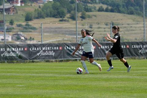 Crans-Montana, Switzerland - July 25: Terchoun Meriame (25 SFCCF) during the AXA Women's Super League match between Servette FC Chenois Feminin and FC Sion Feminin at Stade du Christ-Roi on July 25, 2026 in Crans-Montana, Switzerland.