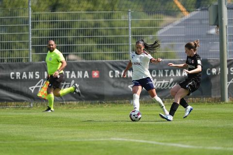 Crans-Montana, Switzerland - July 25: Terchoun Meriame (25 SFCCF) during the AXA Women's Super League match between Servette FC Chenois Feminin and FC Sion Feminin at Stade du Christ-Roi on July 25, 2026 in Crans-Montana, Switzerland.