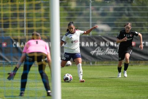 Crans-Montana, Switzerland - July 25: Terchoun Meriame (25 SFCCF) during the AXA Women's Super League match between Servette FC Chenois Feminin and FC Sion Feminin at Stade du Christ-Roi on July 25, 2026 in Crans-Montana, Switzerland.