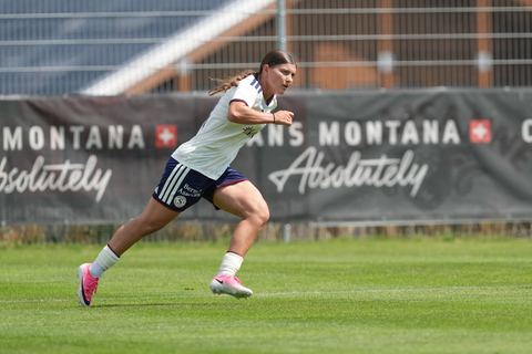 Crans-Montana, Switzerland - July 25: Chiara Wallin (20 SFCCF) during the AXA Women's Super League match between Servette FC Chenois Feminin and FC Sion Feminin at Stade du Christ-Roi on July 25, 2026 in Crans-Montana, Switzerland.