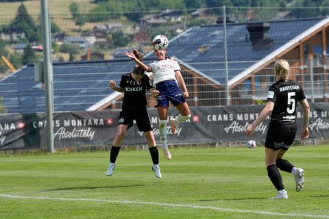 Crans-Montana, Switzerland - July 25: {faceTag} during the AXA Women's Super League match between Servette FC Chenois Feminin and FC Sion Feminin at Stade du Christ-Roi on July 25, 2026 in Crans-Montana, Switzerland.