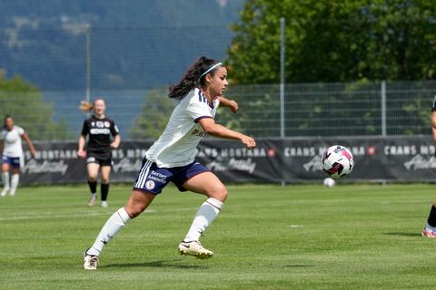 Crans-Montana, Switzerland - July 25: Hernandez Diaz Paola (6 SFCCF) during the AXA Women's Super League match between Servette FC Chenois Feminin and FC Sion Feminin at Stade du Christ-Roi on July 25, 2026 in Crans-Montana, Switzerland.