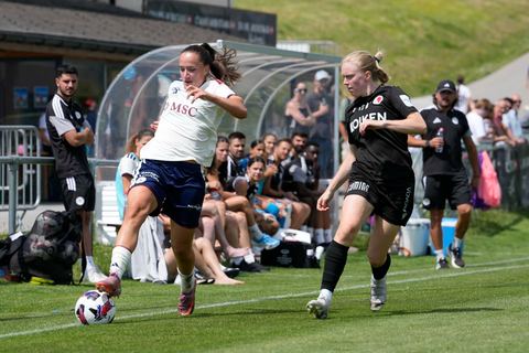 Crans-Montana, Switzerland - July 25: Magdalena Izabela Sobal (11 SFCCF) during the AXA Women's Super League match between Servette FC Chenois Feminin and FC Sion Feminin at Stade du Christ-Roi on July 25, 2026 in Crans-Montana, Switzerland.