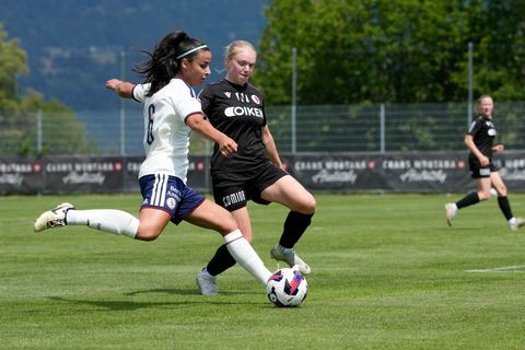 Crans-Montana, Switzerland - July 25: Hernandez Diaz Paola (6 SFCCF) during the AXA Women's Super League match between Servette FC Chenois Feminin and FC Sion Feminin at Stade du Christ-Roi on July 25, 2026 in Crans-Montana, Switzerland.
