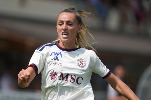 Crans-Montana, Switzerland - July 25: Chaney Amanda (22 SFCCF) during the AXA Women's Super League match between Servette FC Chenois Feminin and FC Sion Feminin at Stade du Christ-Roi on July 25, 2026 in Crans-Montana, Switzerland.