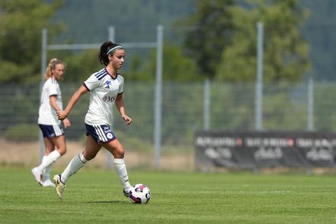 Crans-Montana, Switzerland - July 25: Hernandez Diaz Paola (6 SFCCF) during the AXA Women's Super League match between Servette FC Chenois Feminin and FC Sion Feminin at Stade du Christ-Roi on July 25, 2026 in Crans-Montana, Switzerland.