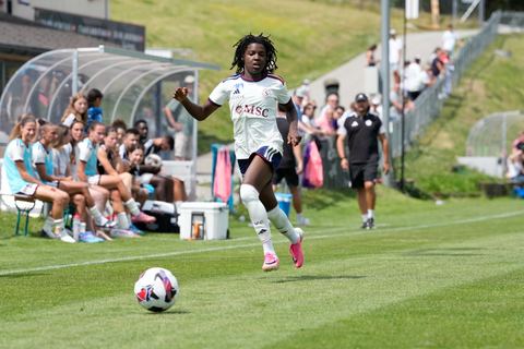 Crans-Montana, Switzerland - July 25: Garance Nein (17 SFCCF) during the AXA Women's Super League match between Servette FC Chenois Feminin and FC Sion Feminin at Stade du Christ-Roi on July 25, 2026 in Crans-Montana, Switzerland.