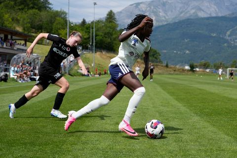 Crans-Montana, Switzerland - July 25: Garance Nein (17 SFCCF) during the AXA Women's Super League match between Servette FC Chenois Feminin and FC Sion Feminin at Stade du Christ-Roi on July 25, 2026 in Crans-Montana, Switzerland.