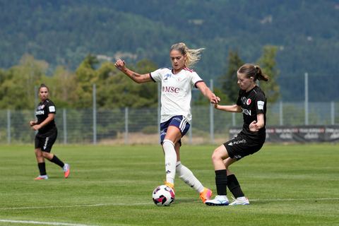 Crans-Montana, Switzerland - July 25: De al m da Eira Stefanie (64 SFCCF) during the AXA Women's Super League match between Servette FC Chenois Feminin and FC Sion Feminin at Stade du Christ-Roi on July 25, 2026 in Crans-Montana, Switzerland.