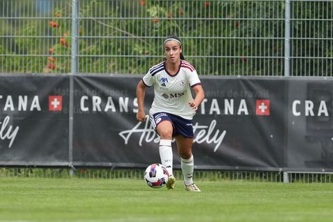 Crans-Montana, Switzerland - July 25: Hernandez Diaz Paola (6 SFCCF) during the AXA Women's Super League match between Servette FC Chenois Feminin and FC Sion Feminin at Stade du Christ-Roi on July 25, 2026 in Crans-Montana, Switzerland.