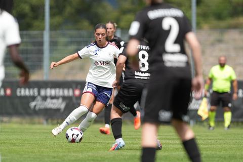 Crans-Montana, Switzerland - July 25: Lea Magali Sergeant-huet (16 SFCCF) during the AXA Women's Super League match between Servette FC Chenois Feminin and FC Sion Feminin at Stade du Christ-Roi on July 25, 2026 in Crans-Montana, Switzerland.