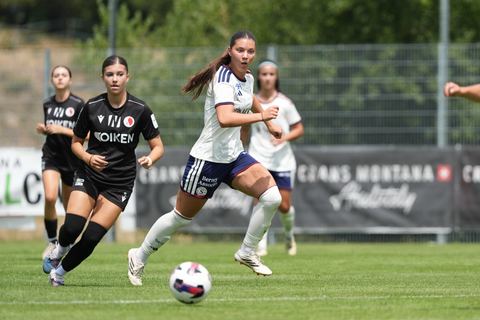 Crans-Montana, Switzerland - July 25: Lea Magali Sergeant-huet (16 SFCCF) during the AXA Women's Super League match between Servette FC Chenois Feminin and FC Sion Feminin at Stade du Christ-Roi on July 25, 2026 in Crans-Montana, Switzerland.